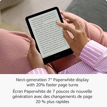 【16G】Kindle Paperwhite/ ohana Fastest, most advanced Kindle with Signature Edition features.